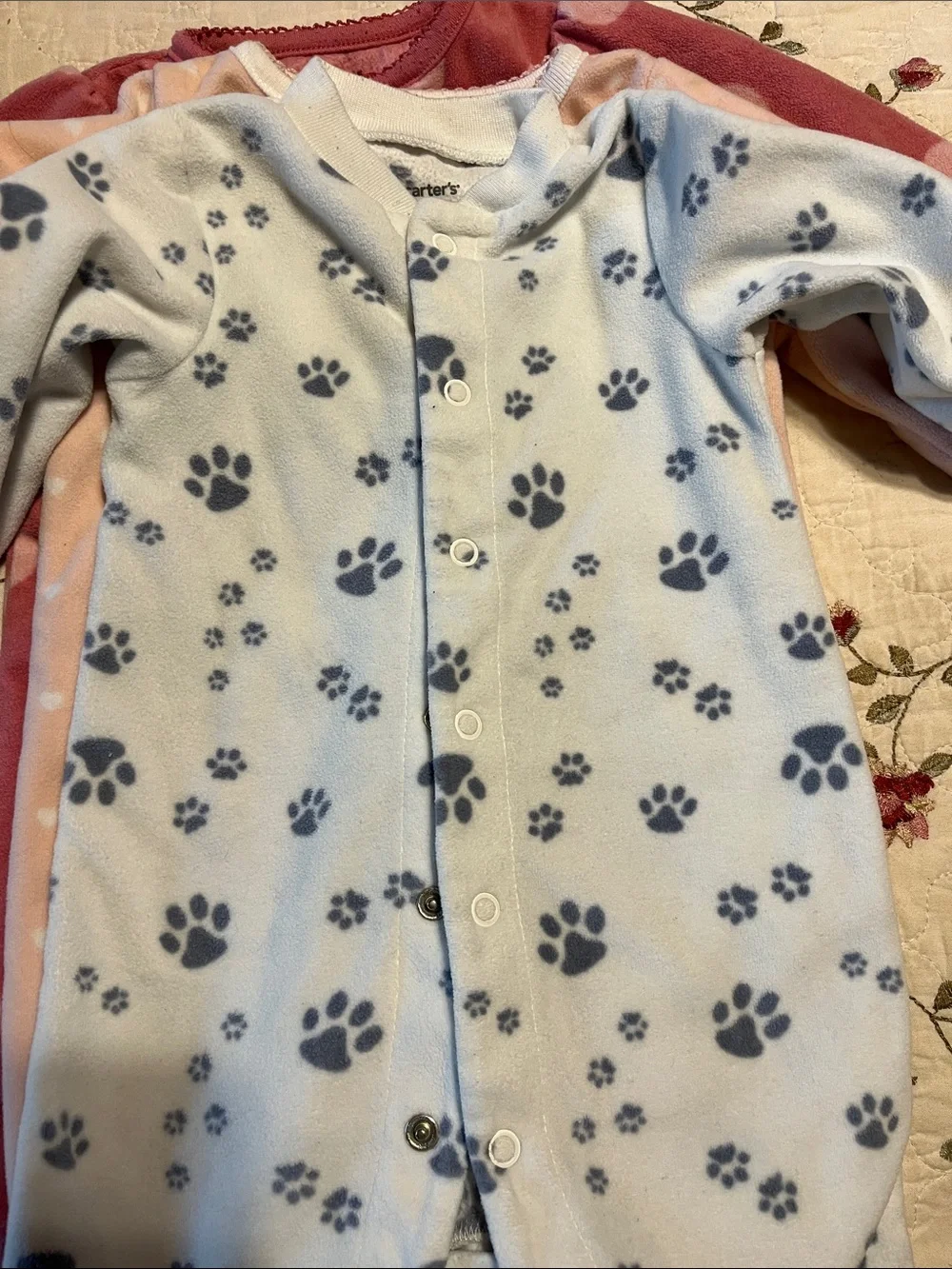 Carter's Infant Fleece Footies Set Of 3
